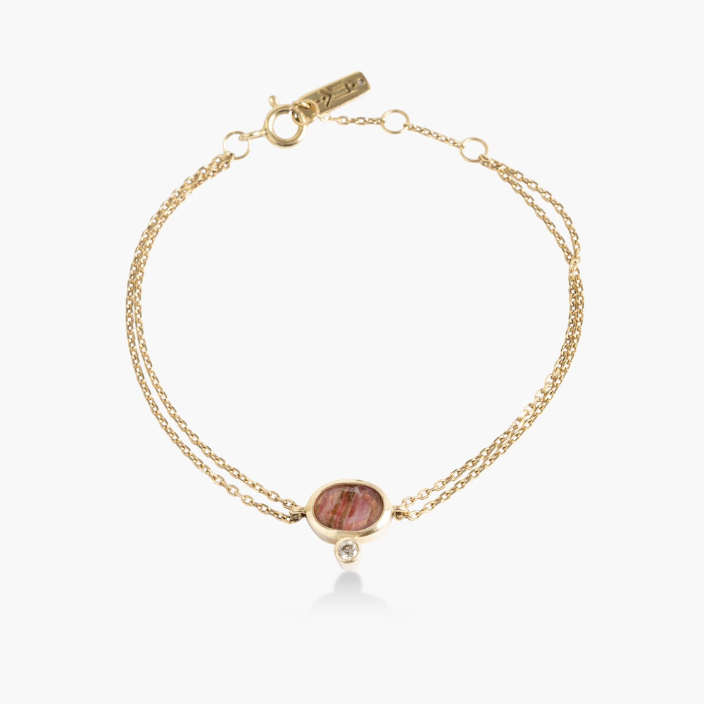 Connection to Nature with Tourmaline Gem Bracelet